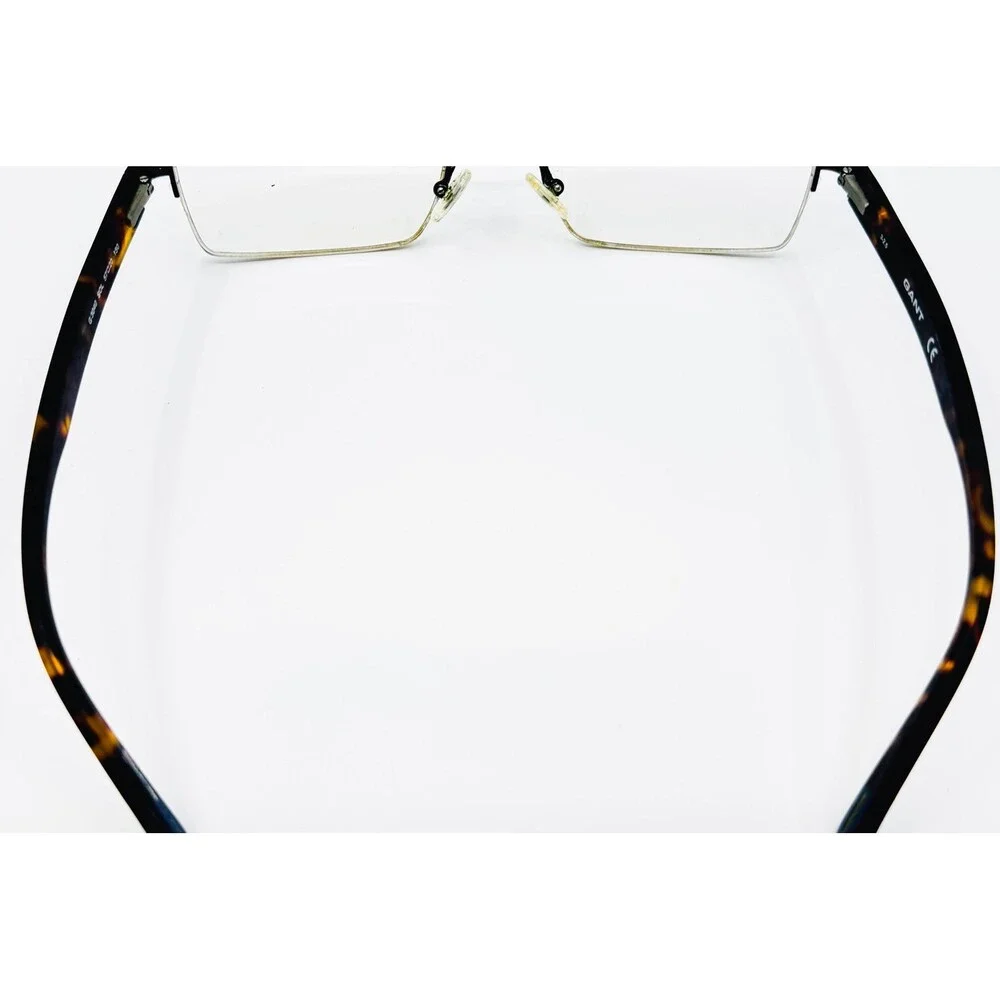 Gant Eyeglasses Mens Black Tortoise G 3040 SOL Semi-Rimless 57-20-150